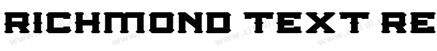 Richmond Text Regula字体转换